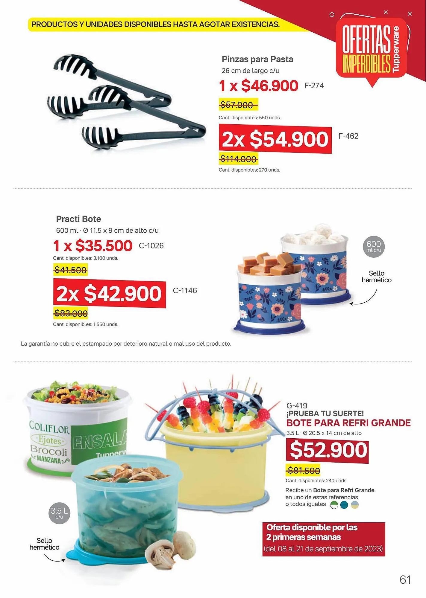 Catalogo de Catálogo Tupperware 8 de septiembre al 5 de octubre 2023 - Pag 61