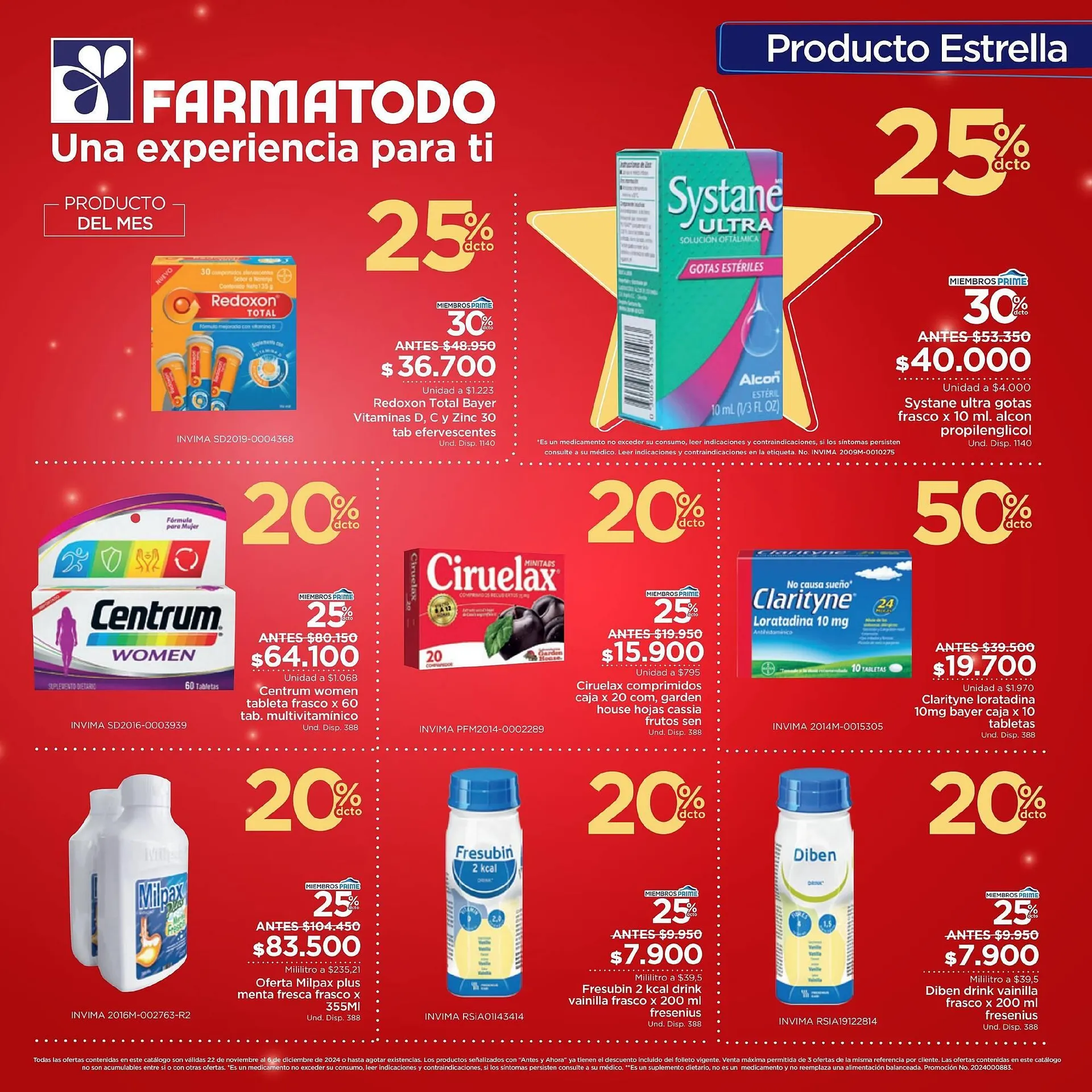 Catalogo de Catálogo FarmaTodo 22 de noviembre al 6 de diciembre 2024 - Pag 6