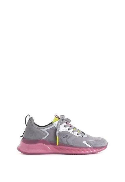 Tenis Fly Up Life De Cuero Para Mujer Detalles Contraste Tenis Fly Up Life De Cuero Para Mujer Detalles Contraste Gris 40 FLYUP