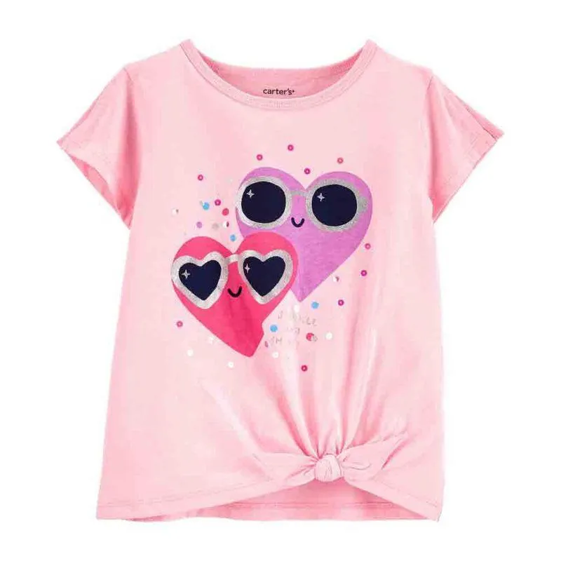 Camiseta Rosada Bebé Niña Talla 9M