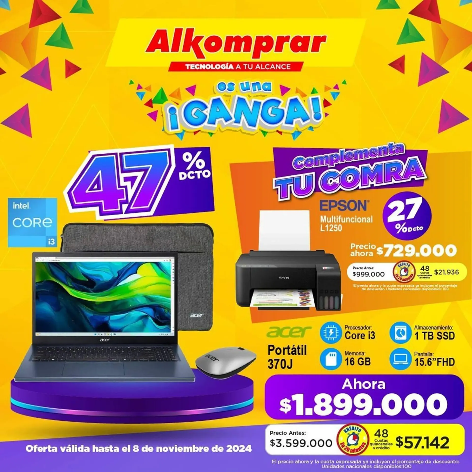 Catalogo de Catálogo Alkomprar 3 de noviembre al 17 de noviembre 2024 - Pag 1