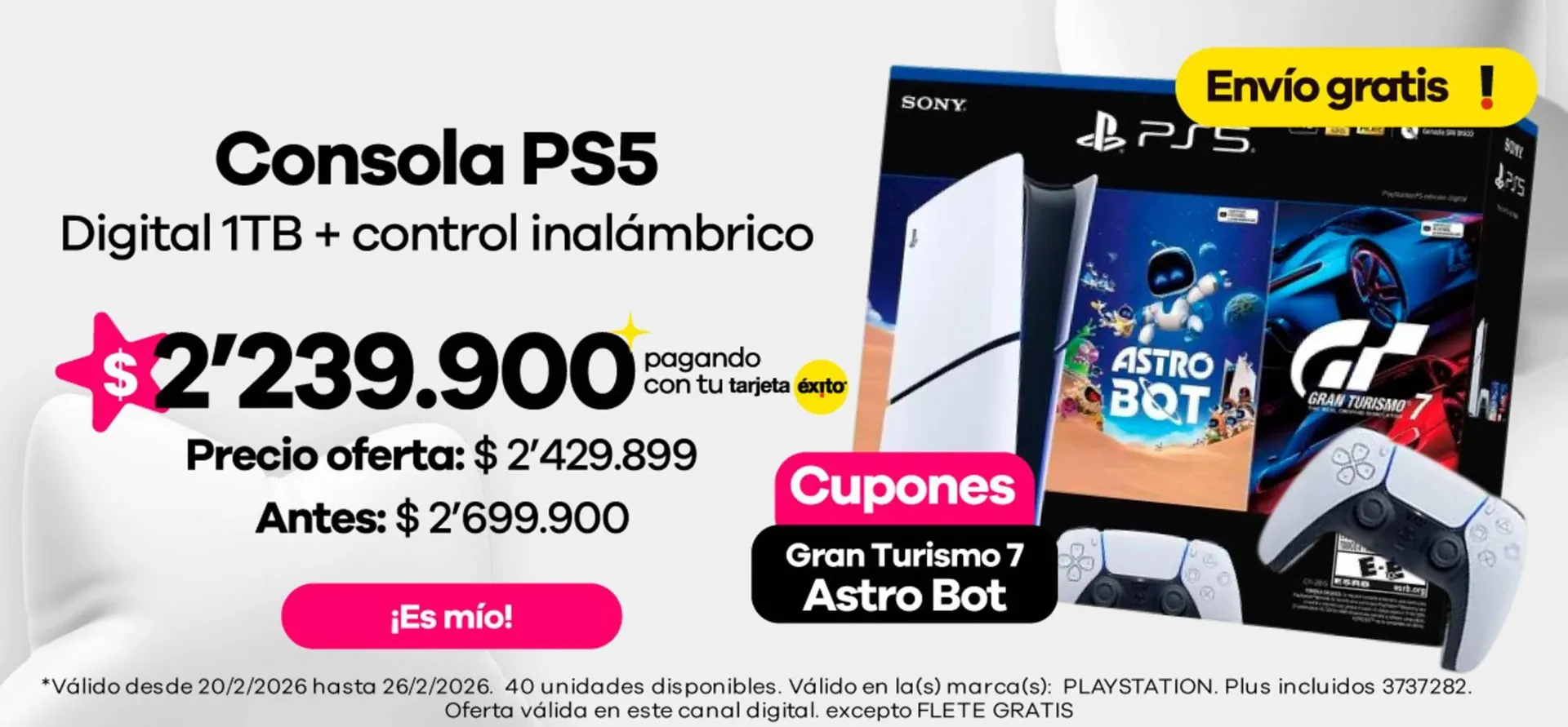 Catalogo de Catálogo Éxito 20 de febrero al 26 de febrero 2026 - Pag 1