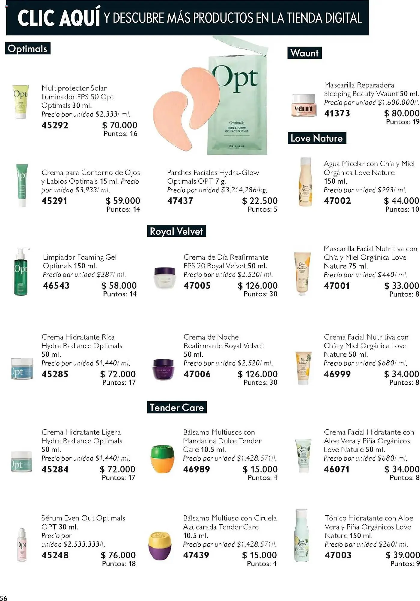 Catalogo de Catálogo Oriflame 14 de febrero al 7 de marzo 2026 - Pag 56