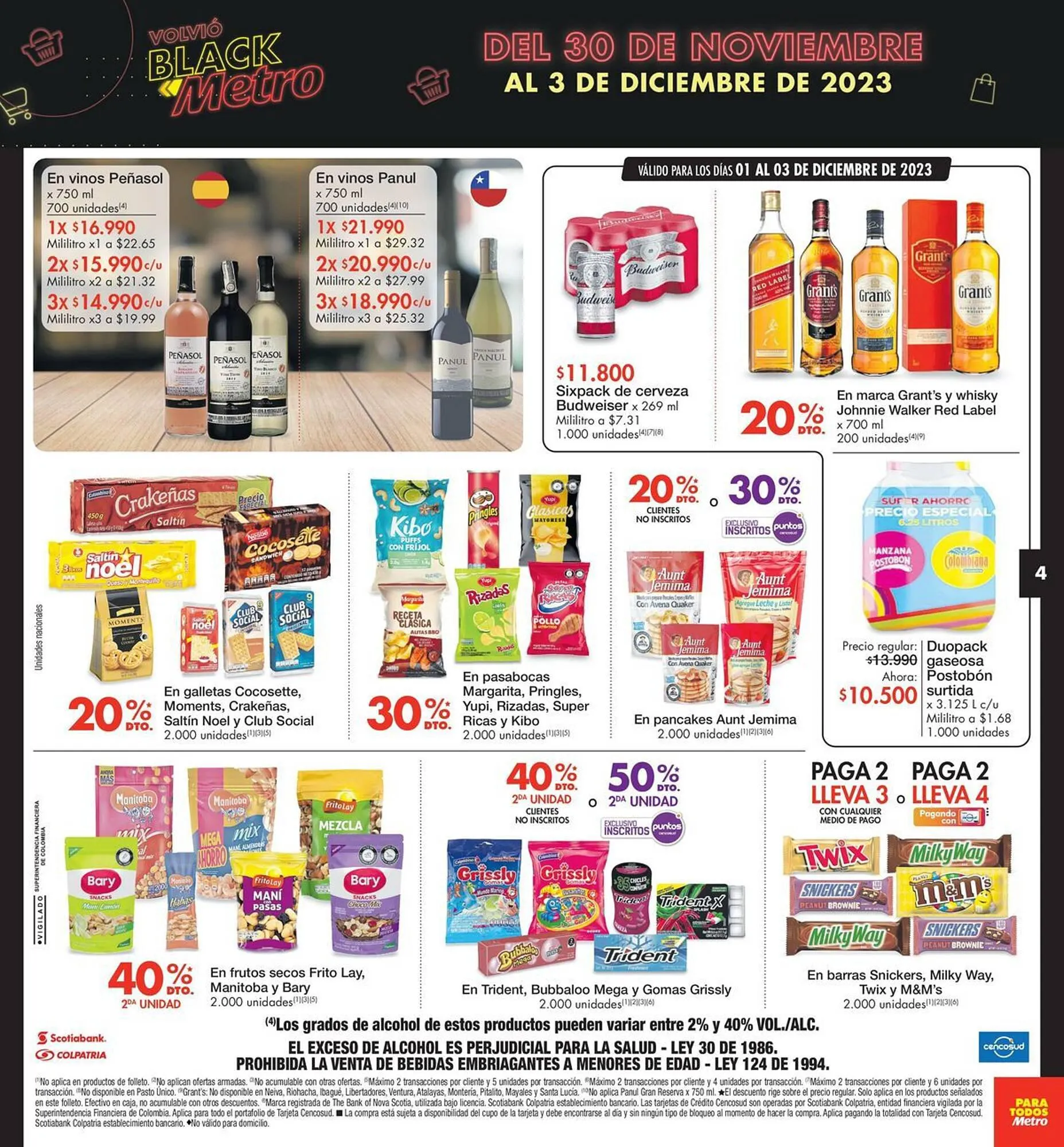 Catalogo de Catálogo Metro 30 de noviembre al 3 de diciembre 2023 - Pag 4