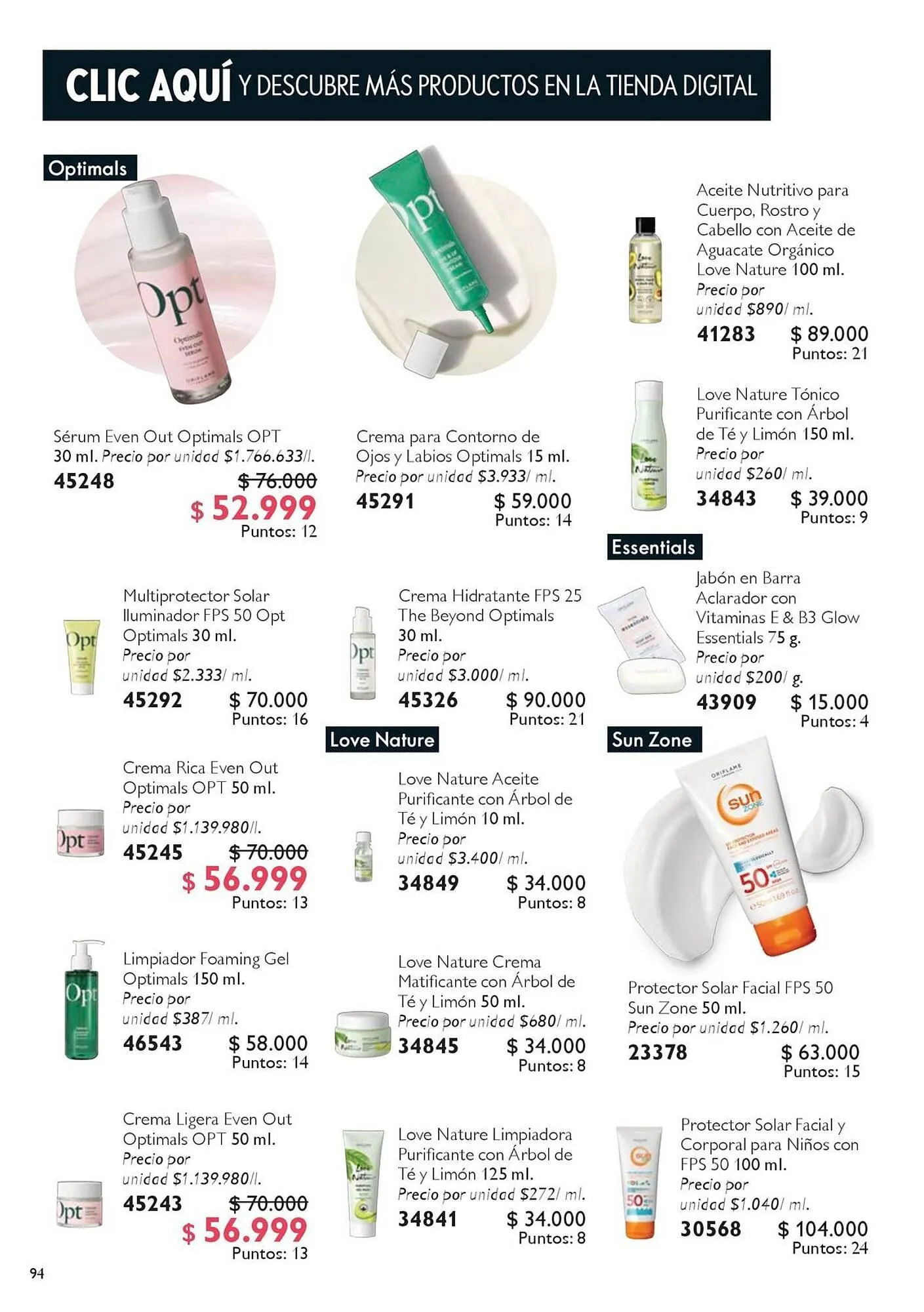 Catalogo de Catálogo Oriflame 4 de octubre al 24 de octubre 2025 - Pag 94