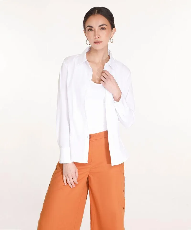 Camisa Manga Larga Unicolor