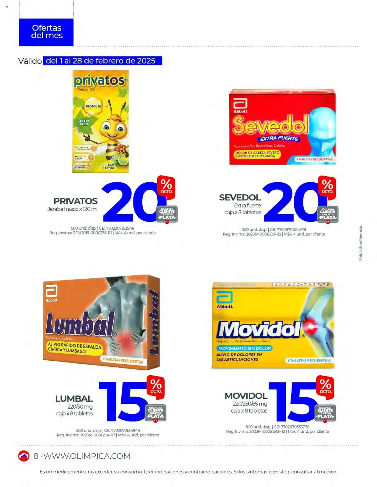 Catalogo de Catálogo Olímpica 1 de febrero al 28 de febrero 2025 - Pag 8