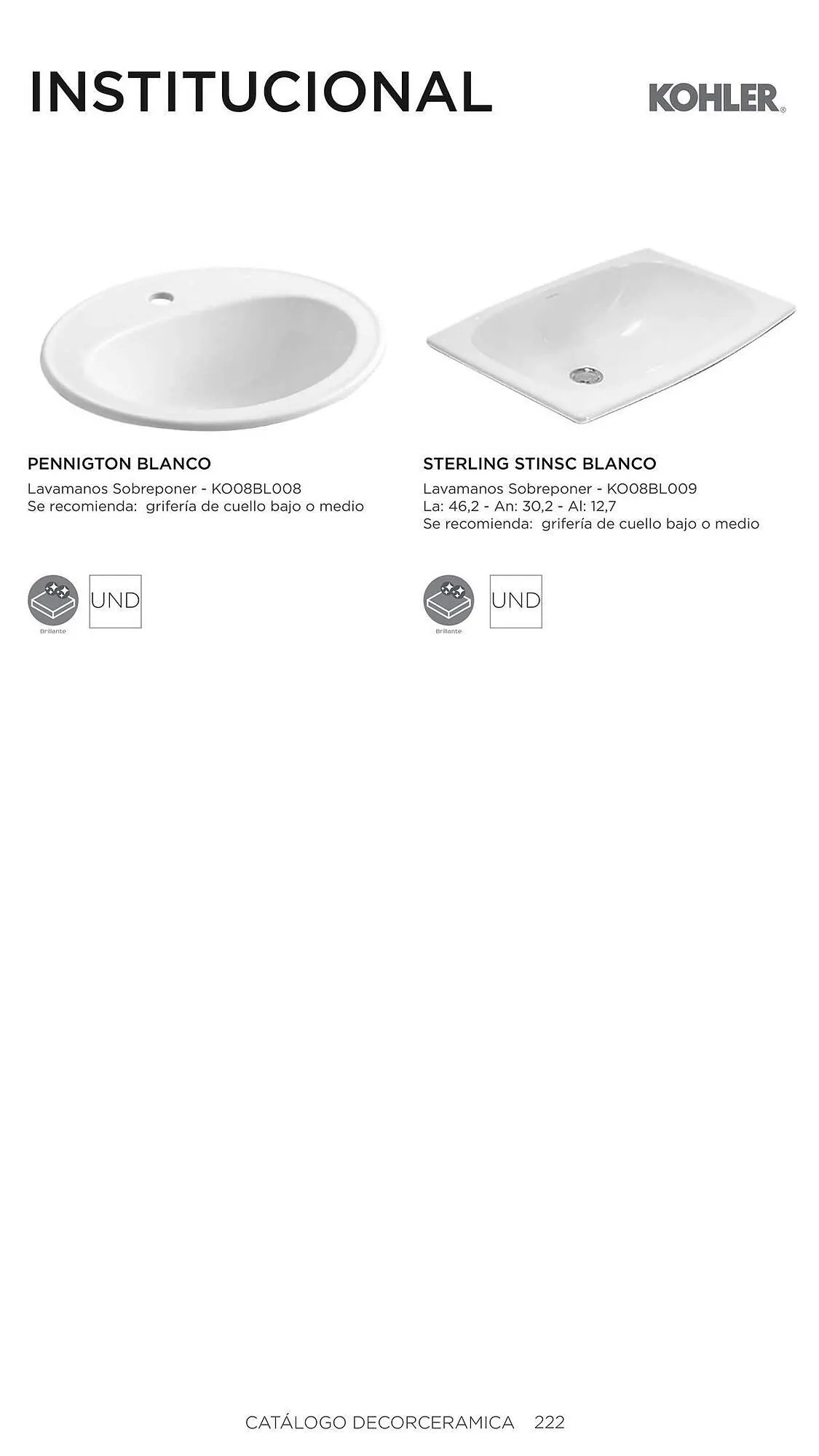 Catalogo de Catálogo Decorceramica 6 de noviembre al 6 de mayo 2025 - Pag 222