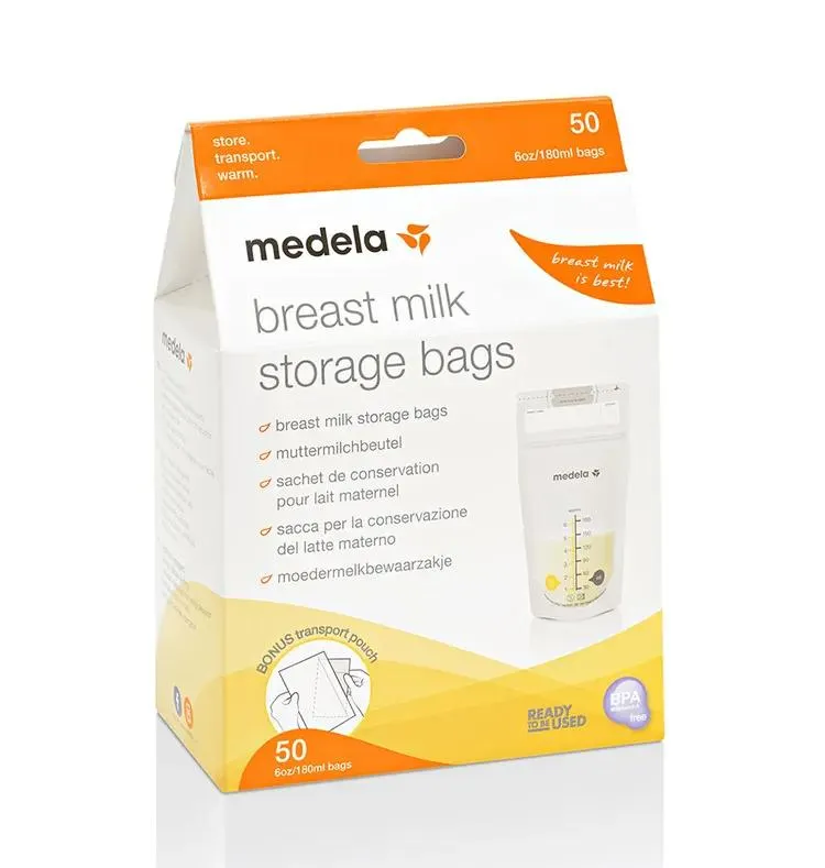 BOLSA PARA RECOLECCION DE LECHE MATERNA X50UND