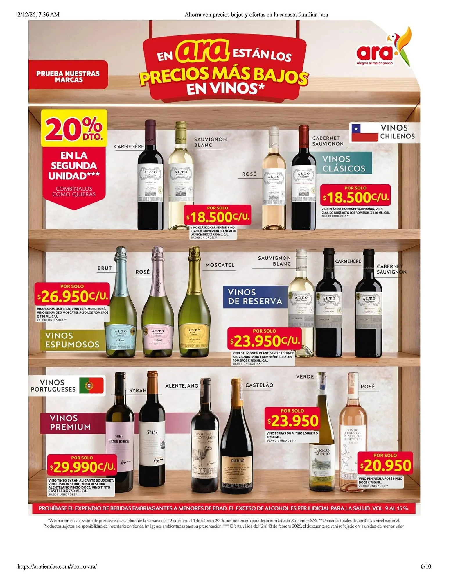 Catalogo de Catálogo Ara 12 de febrero al 18 de febrero 2026 - Pag 6