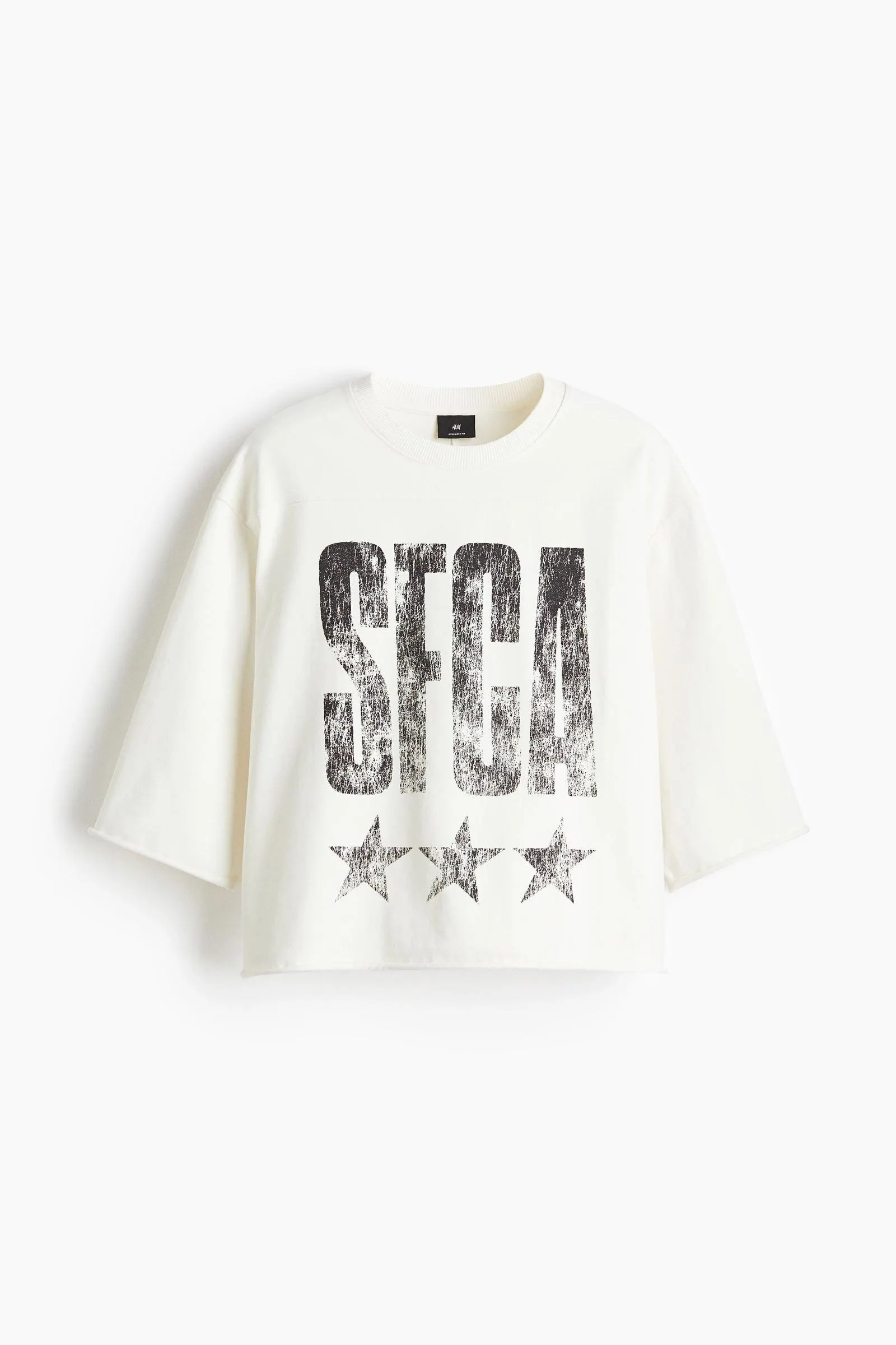 Camiseta cropped Oversized Fit