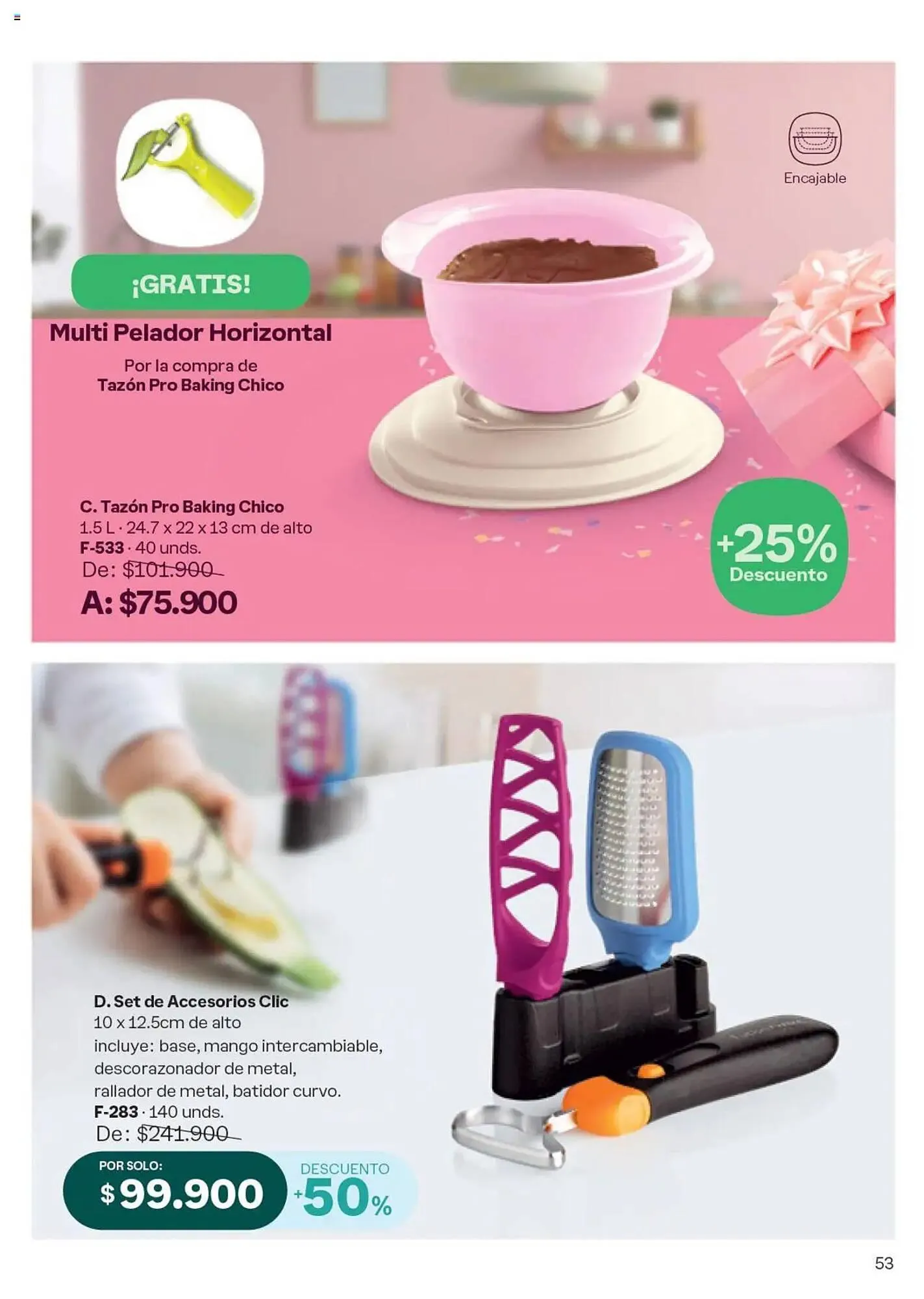Catalogo de Catálogo Tupperware 29 de noviembre al 26 de diciembre 2024 - Pag 53