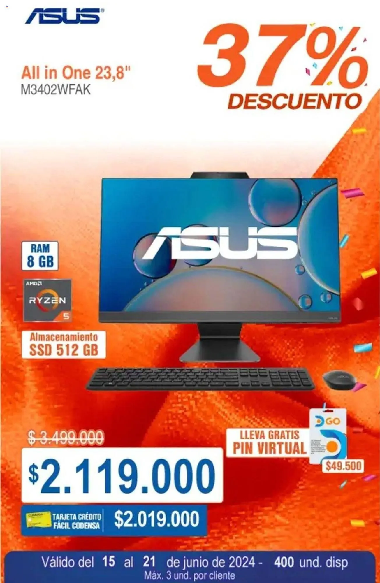 Catalogo de Catálogo Alkosto 15 de junio al 21 de junio 2024 - Pag 21