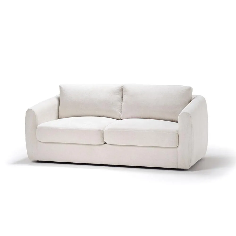 Sofá Newton 2 puestos Tela Beige