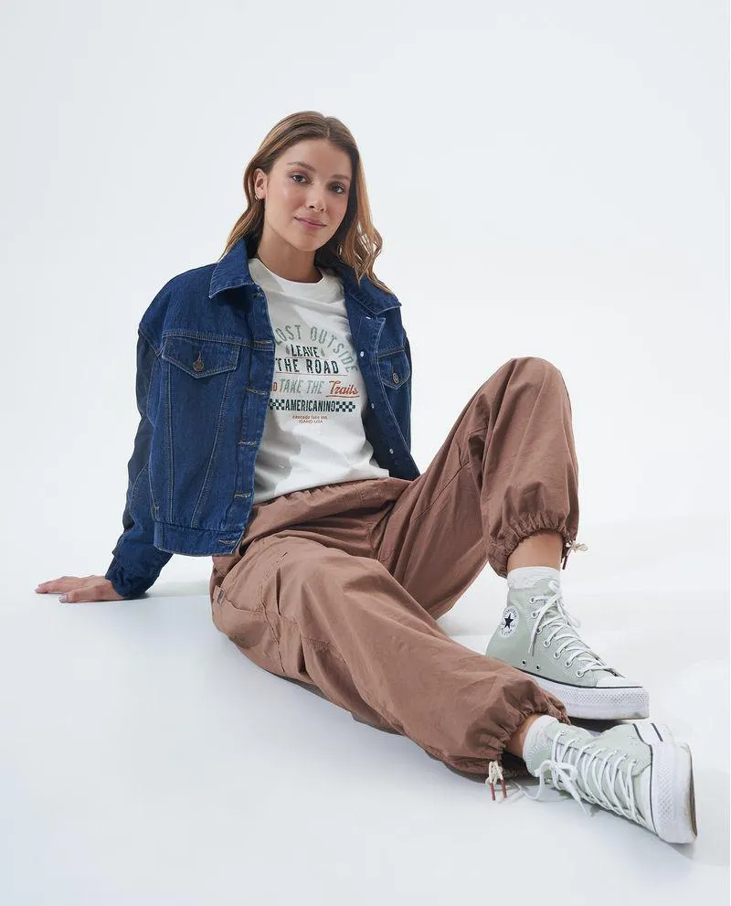 Camiseta de silueta amplia para mujer