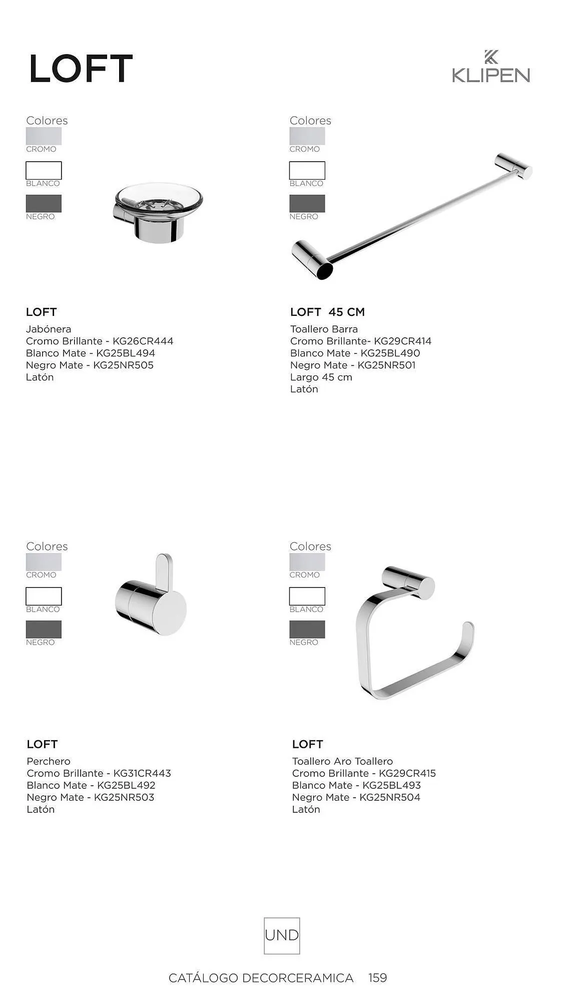 Catalogo de Catálogo Decorceramica 6 de noviembre al 6 de mayo 2025 - Pag 159