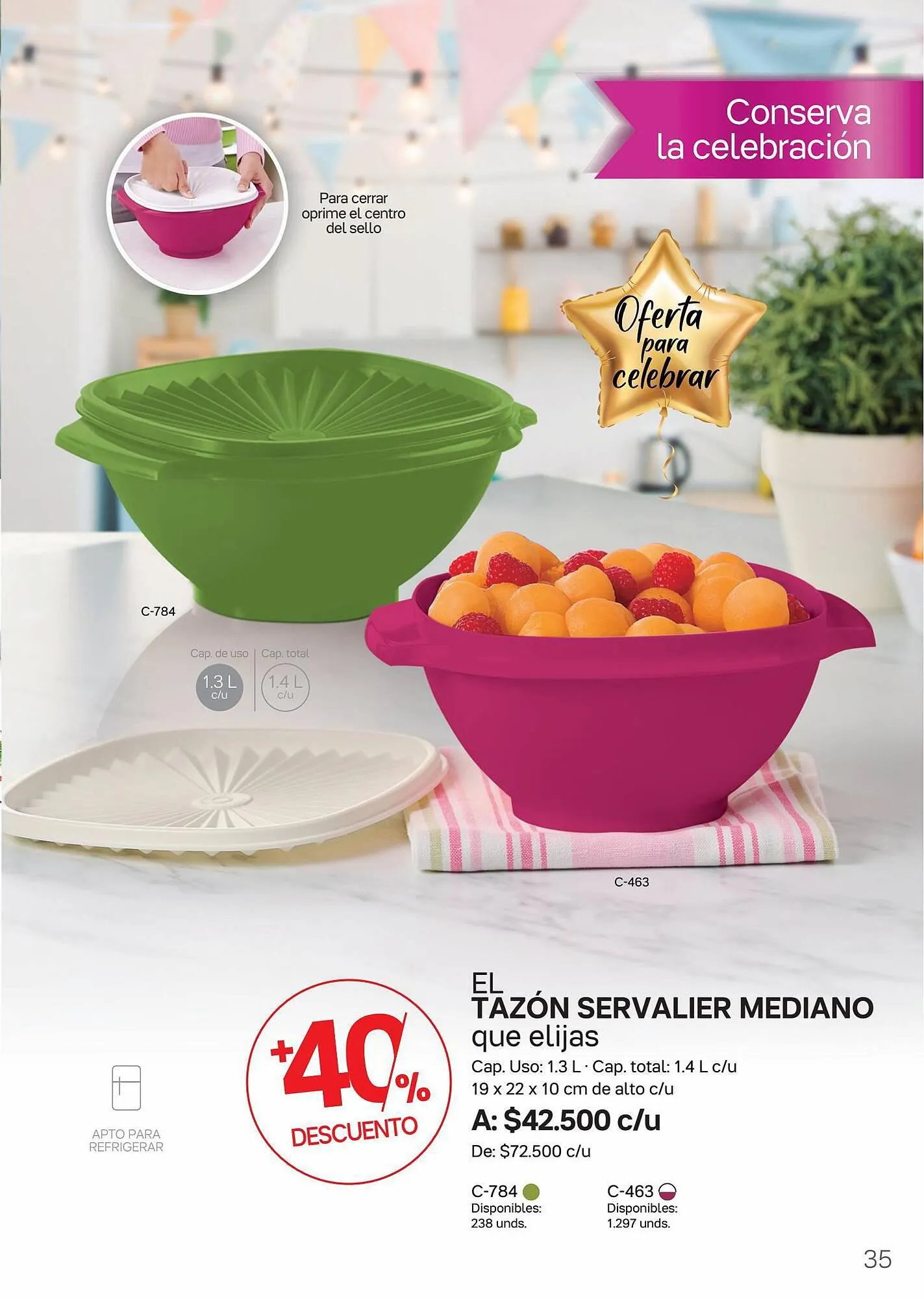 Catalogo de Catálogo Tupperware 16 de junio al 13 de julio 2023 - Pag 37