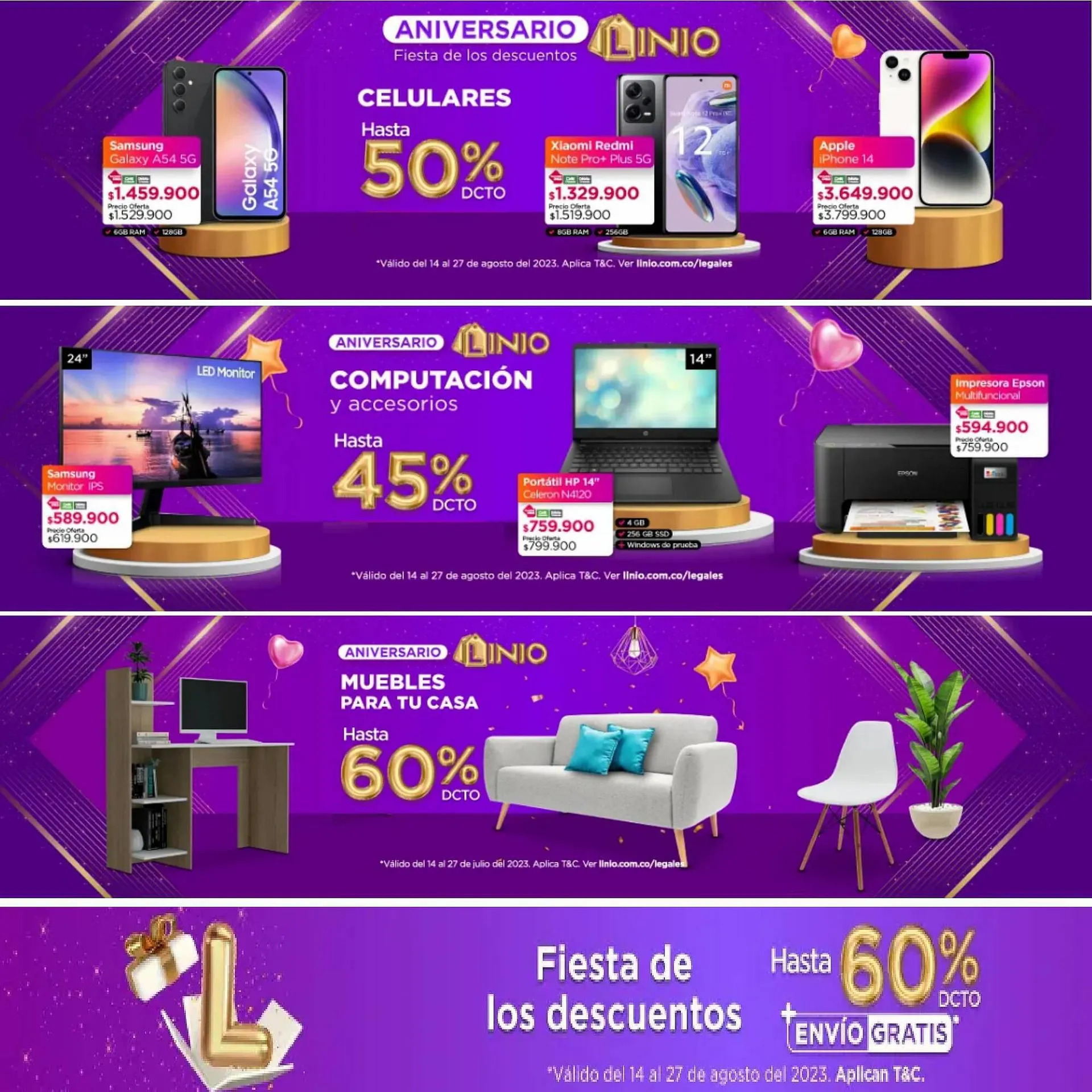 Catalogo de Catálogo Linio 17 de agosto al 27 de agosto 2023 - Pag 1