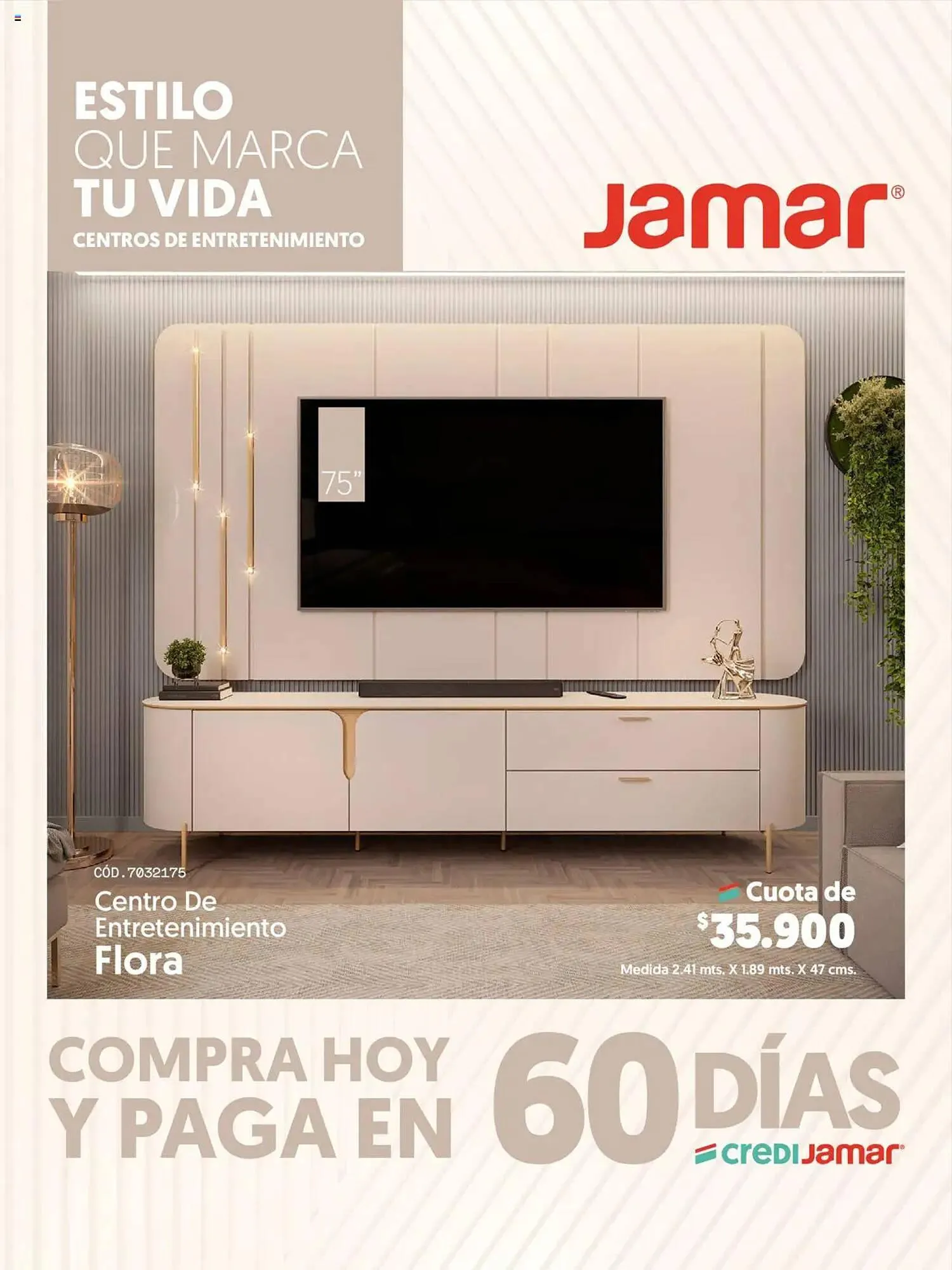 Catalogo de Catálogo Muebles Jamar 19 de junio al 31 de julio 2025 - Pag 1