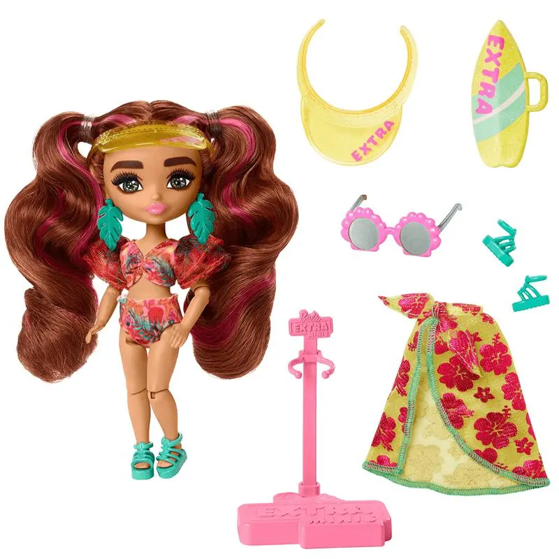 Muñeca Barbie Extra Fly Mini Playa Mattel HPB18
