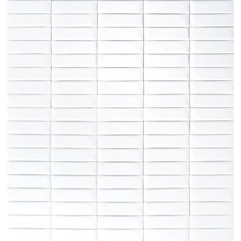 Cerámica Para Pared Estilo Brick Liverpool-B 7x24 Blanco
