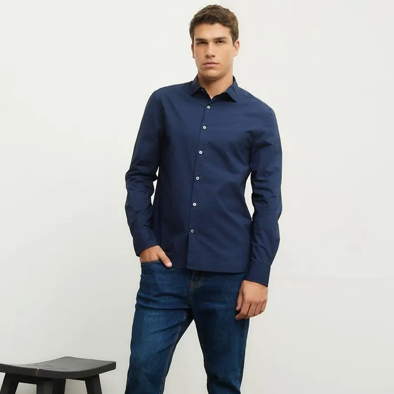 Camisa para Hombre Manga larga Slim Basement