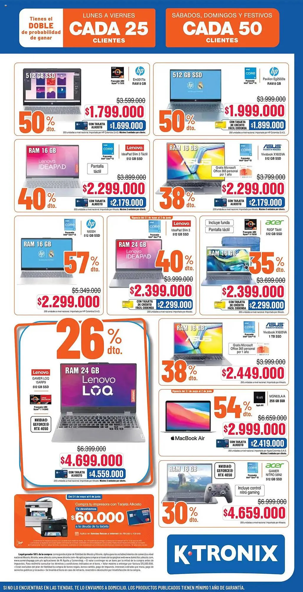 Catalogo de Catálogo Alkosto 31 de mayo al 9 de junio 2025 - Pag 9