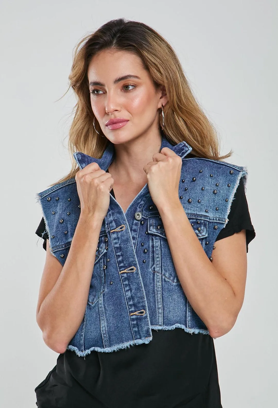 Chaleco Crop Mujer- SALE