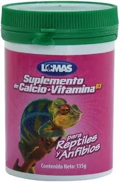 Kit de Calcio, Vitamina D3 Y Minerales para Reptiles Tortugas Anfibios