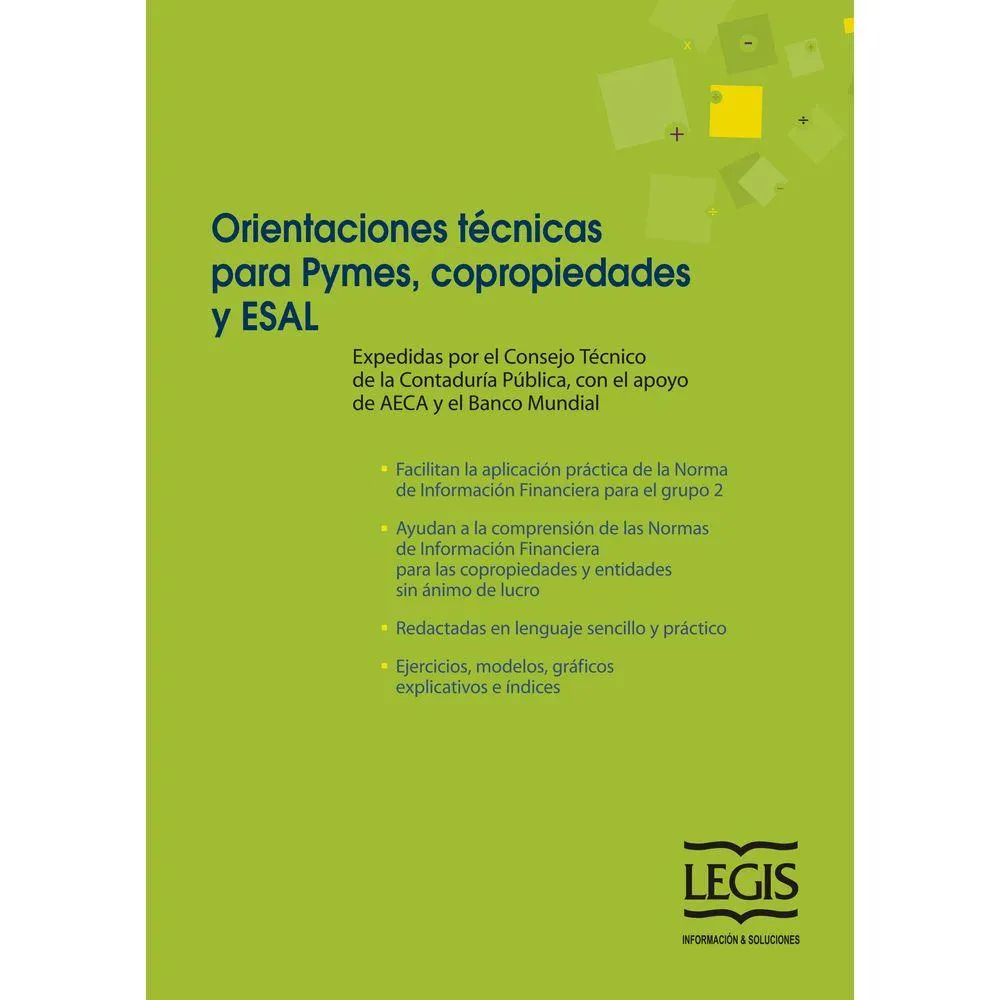 Orientaciones Técnicas para Pymes, Copropiedades y ESAL