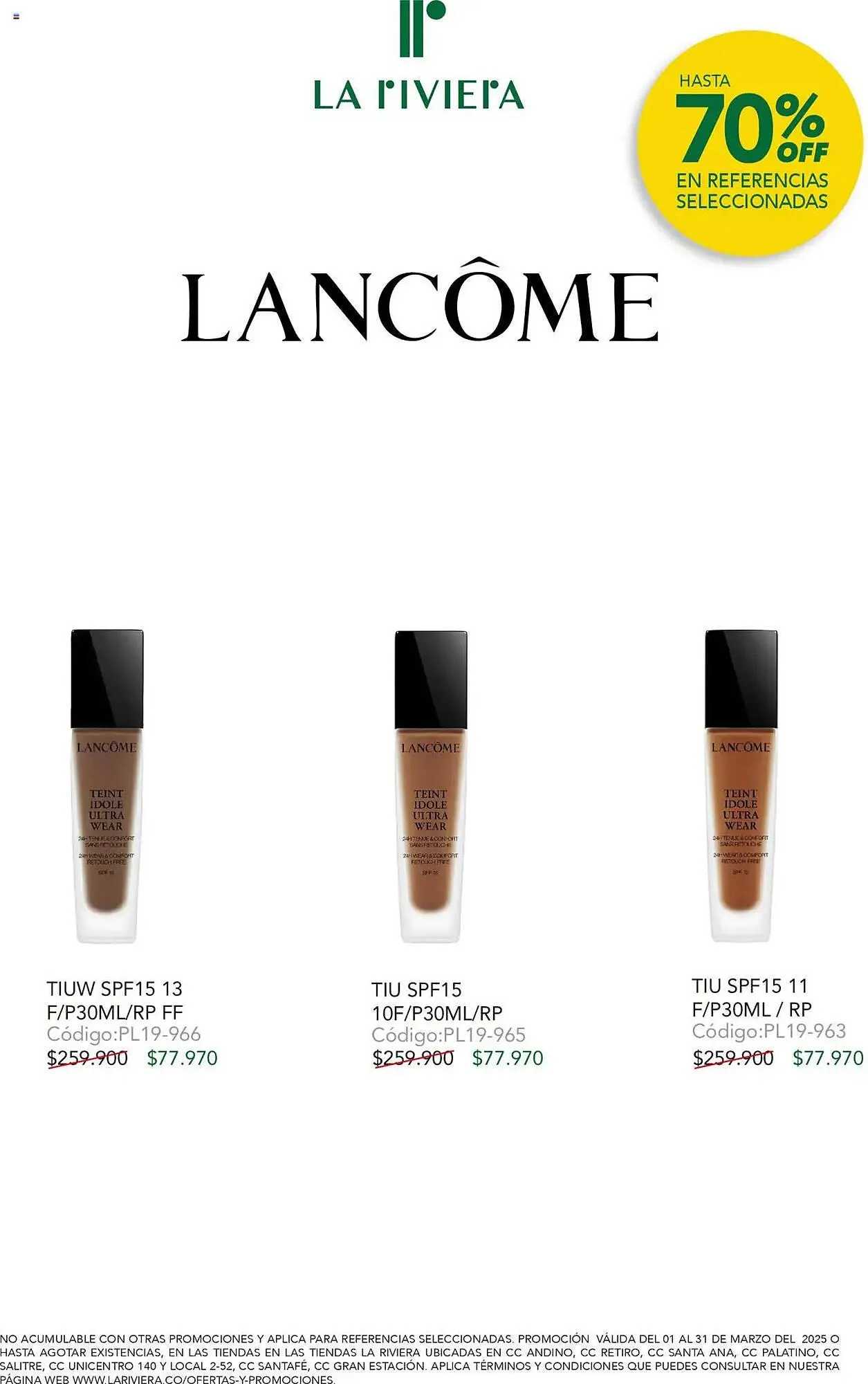 Catalogo de Catálogo La Riviera 27 de marzo al 31 de diciembre 2025 - Pag 9