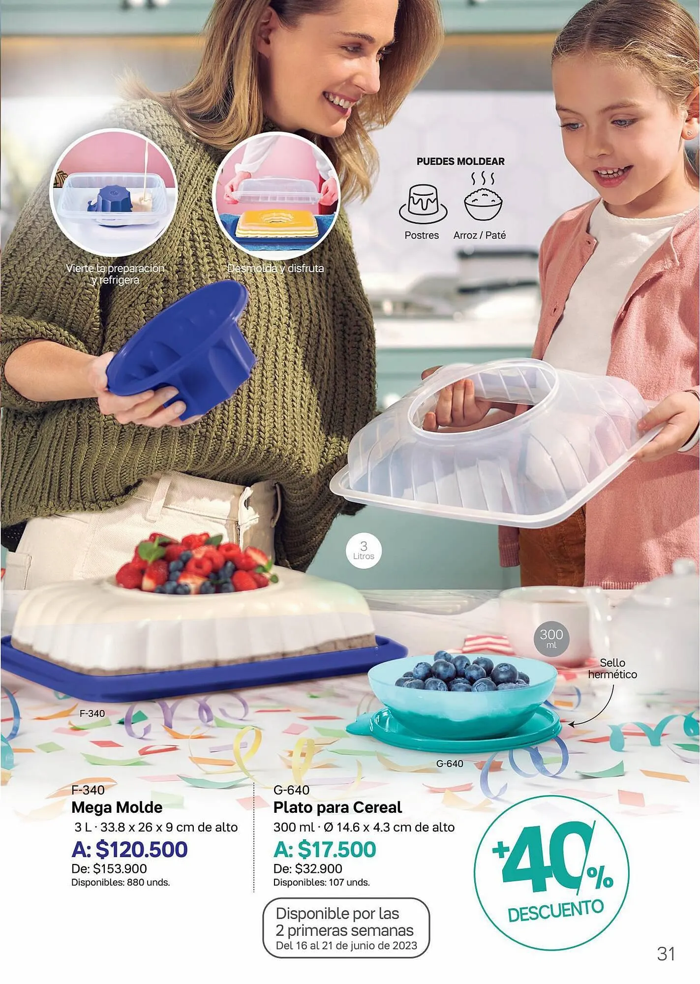 Catalogo de Catálogo Tupperware 16 de junio al 13 de julio 2023 - Pag 33