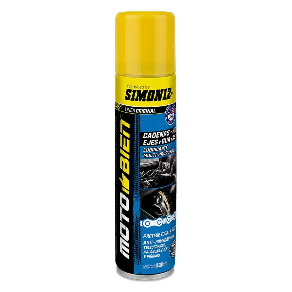 Lubricante kit arrastre y cadena 220 ml Simoniz
