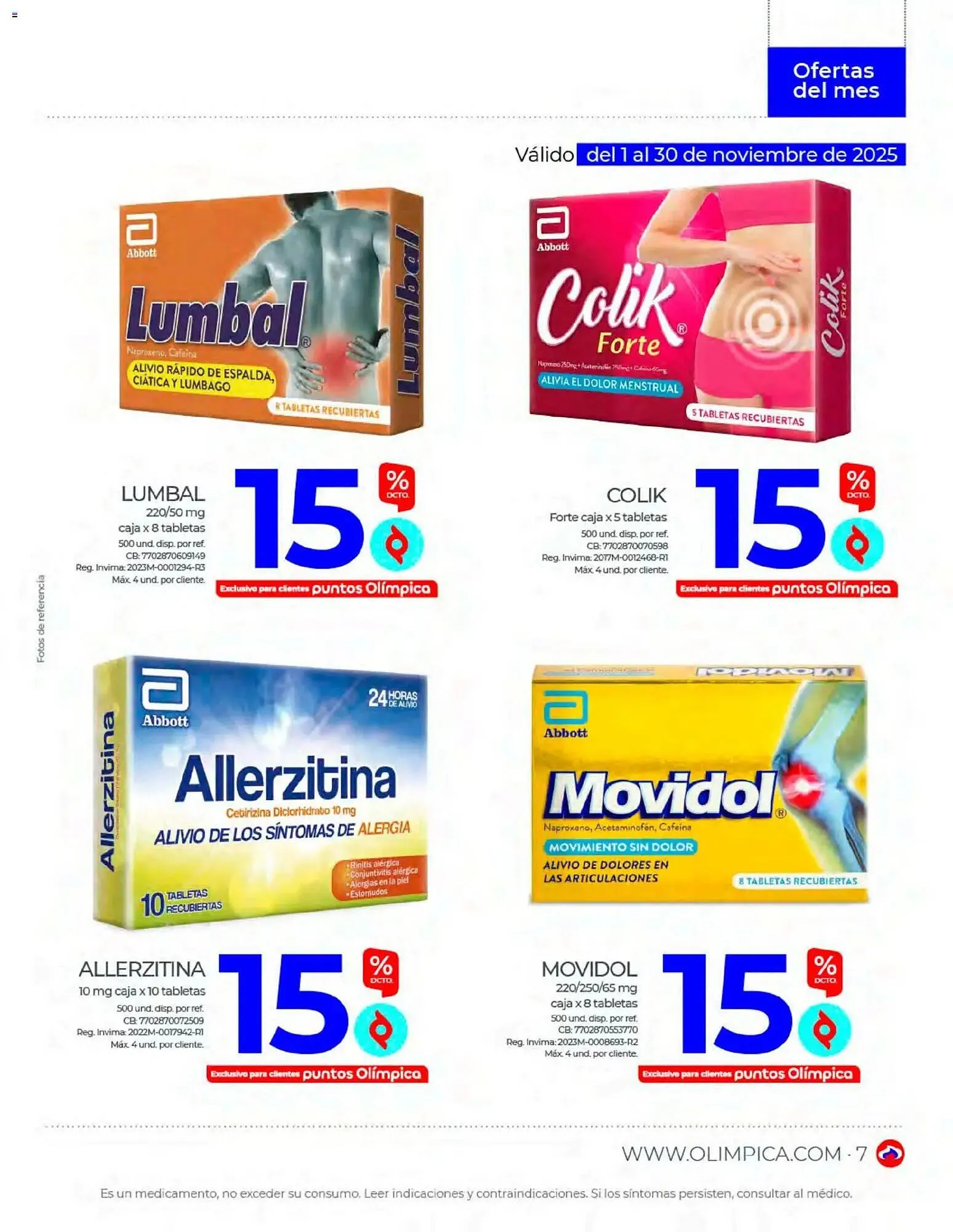 Catalogo de Catálogo Olímpica 1 de noviembre al 30 de noviembre 2025 - Pag 7