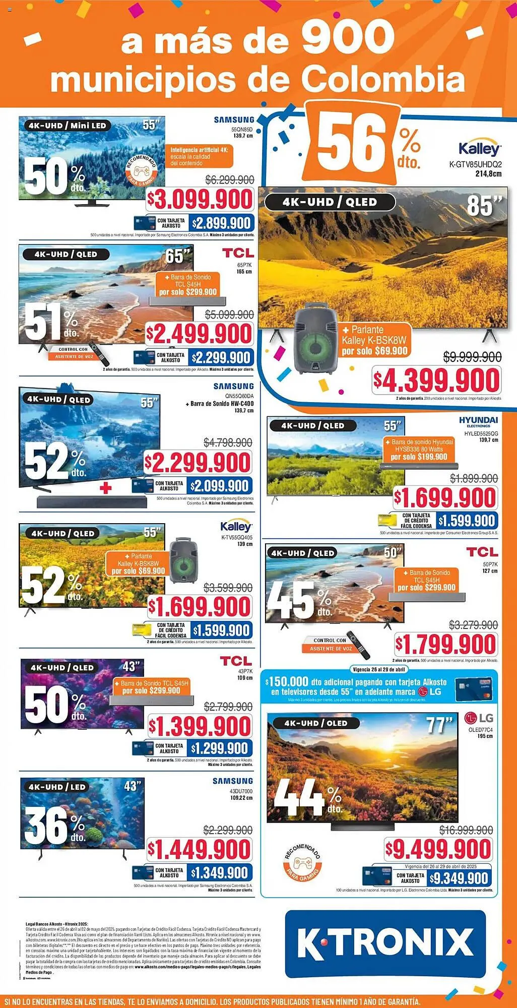 Catalogo de Catálogo Alkosto 26 de abril al 2 de mayo 2025 - Pag 9