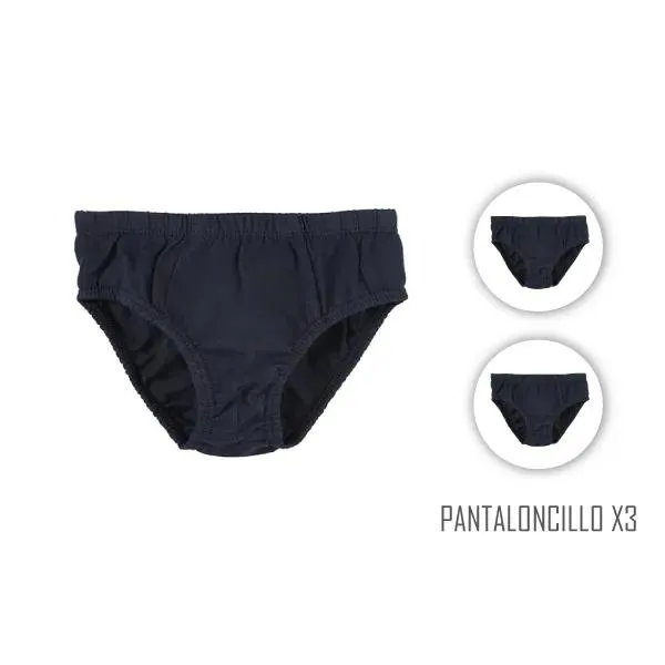 Combo X3 Pantaloncillo Clásico Niño