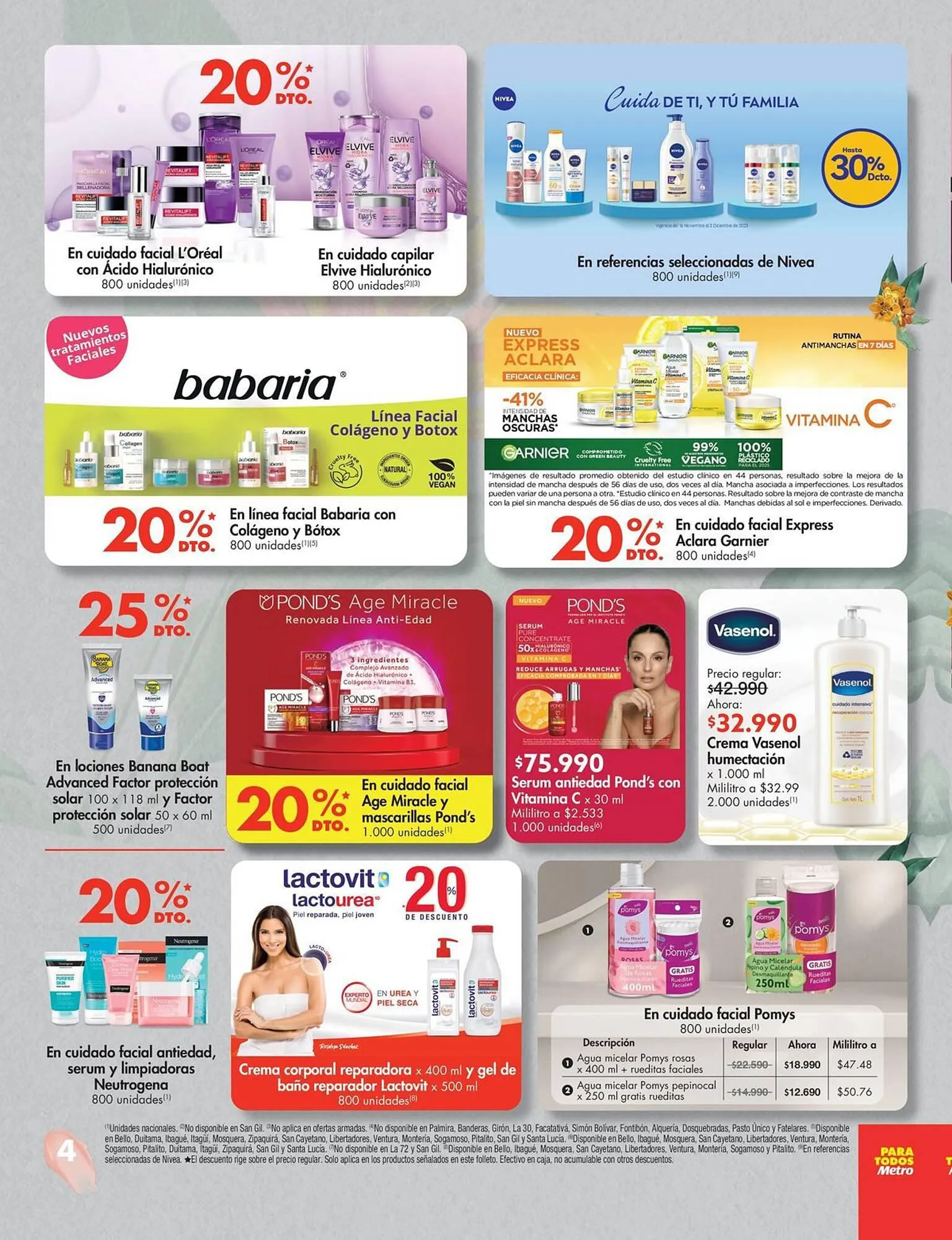 Catalogo de Catálogo Metro 16 de noviembre al 3 de diciembre 2023 - Pag 4