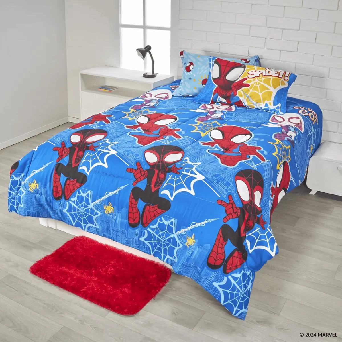 Edredón rotativo Spidey go