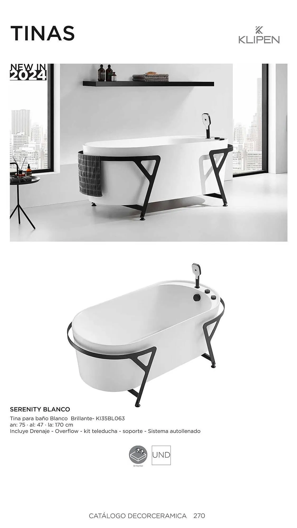 Catalogo de Catálogo Decorceramica 6 de noviembre al 6 de mayo 2025 - Pag 270