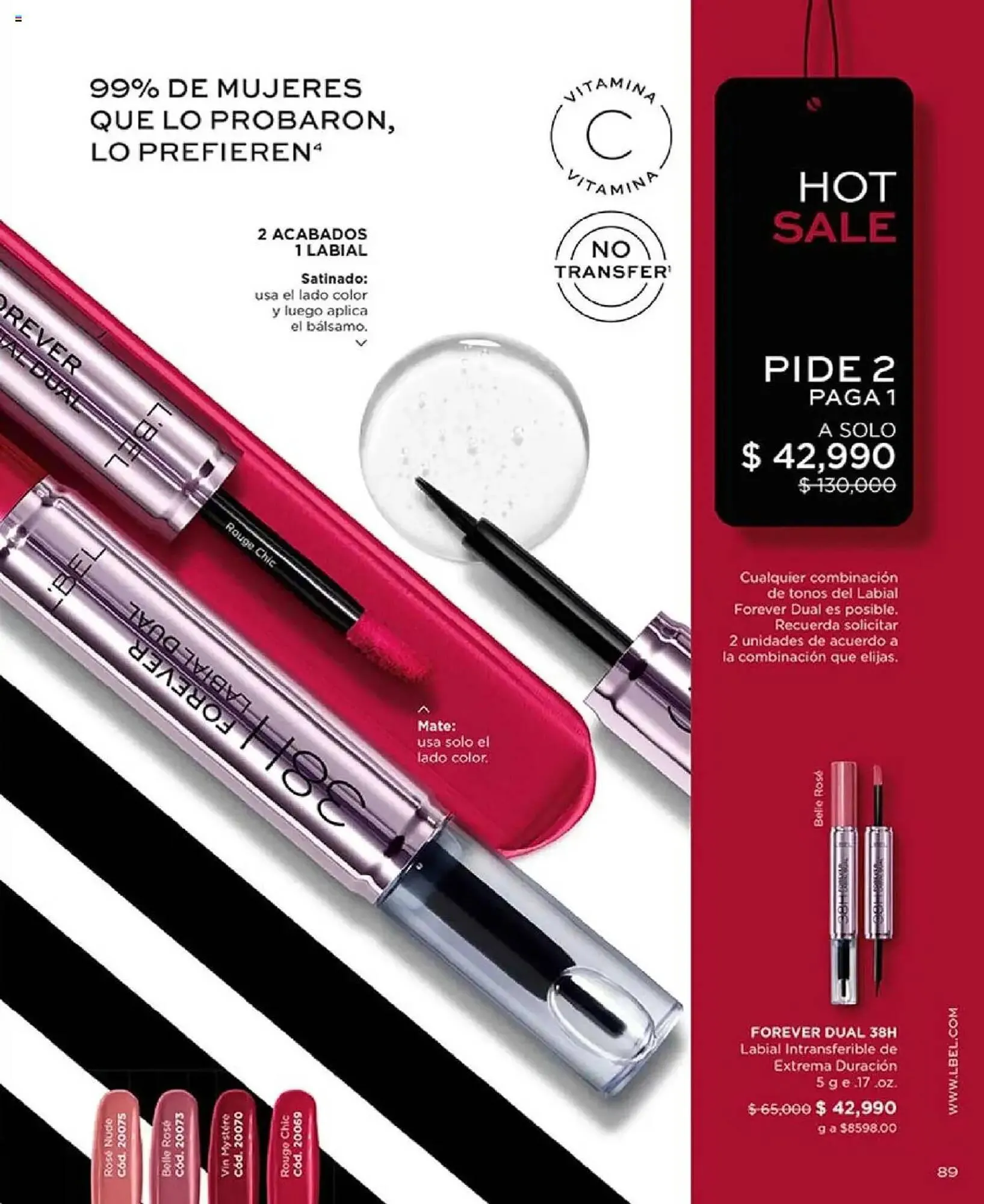 Catalogo de Catálogo L'bel 21 de abril al 30 de junio 2025 - Pag 89