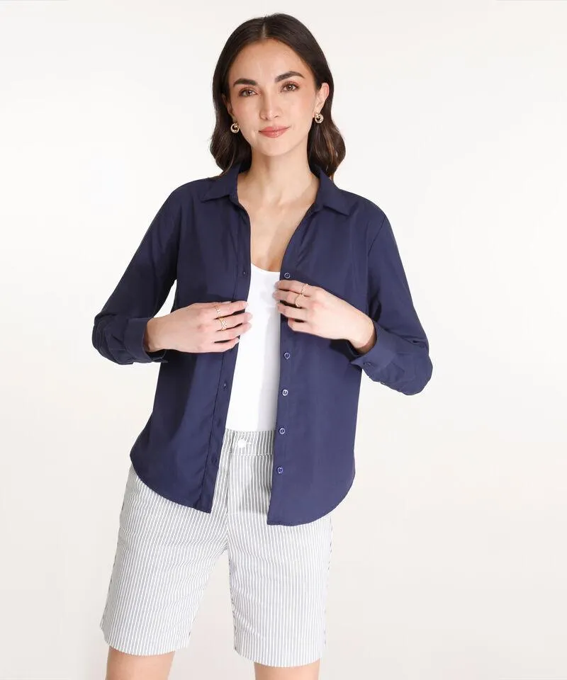 Camisa Manga Larga Unicolor