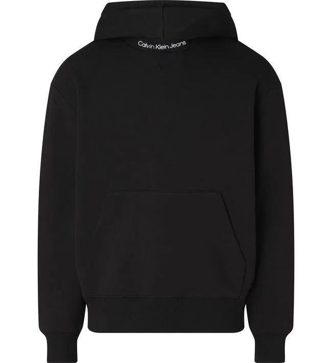 Buzo Con Capucha Hombre Negro Calvin Klein
