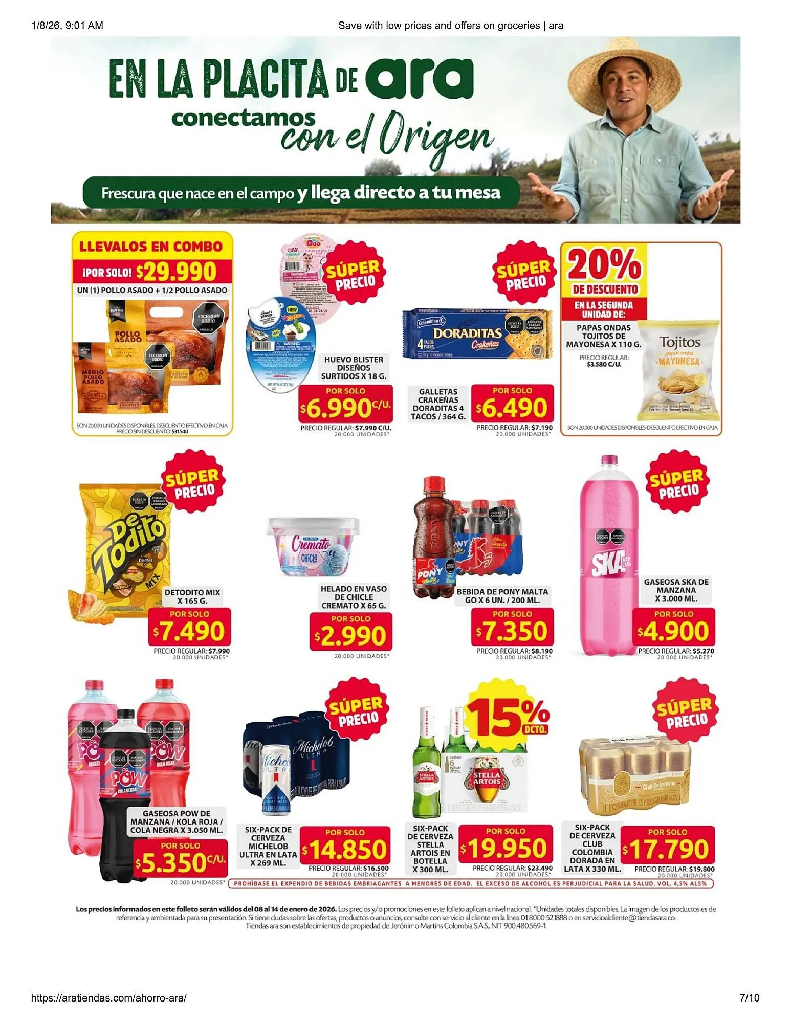 Catalogo de Catálogo Ara 8 de enero al 14 de enero 2026 - Pag 7