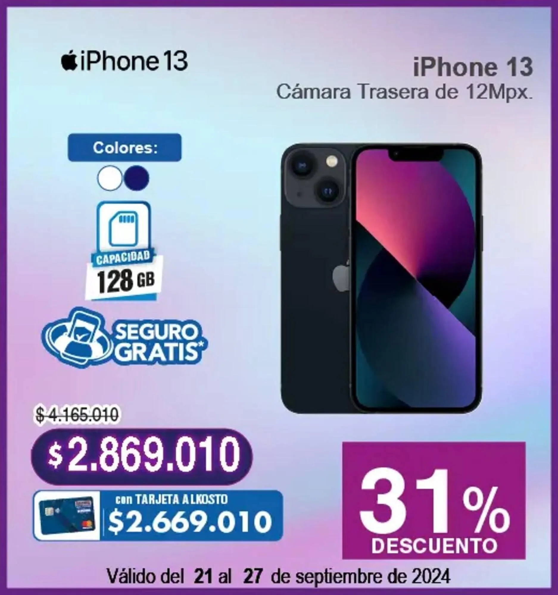 Catalogo de Catálogo Alkosto 22 de septiembre al 6 de octubre 2024 - Pag 1