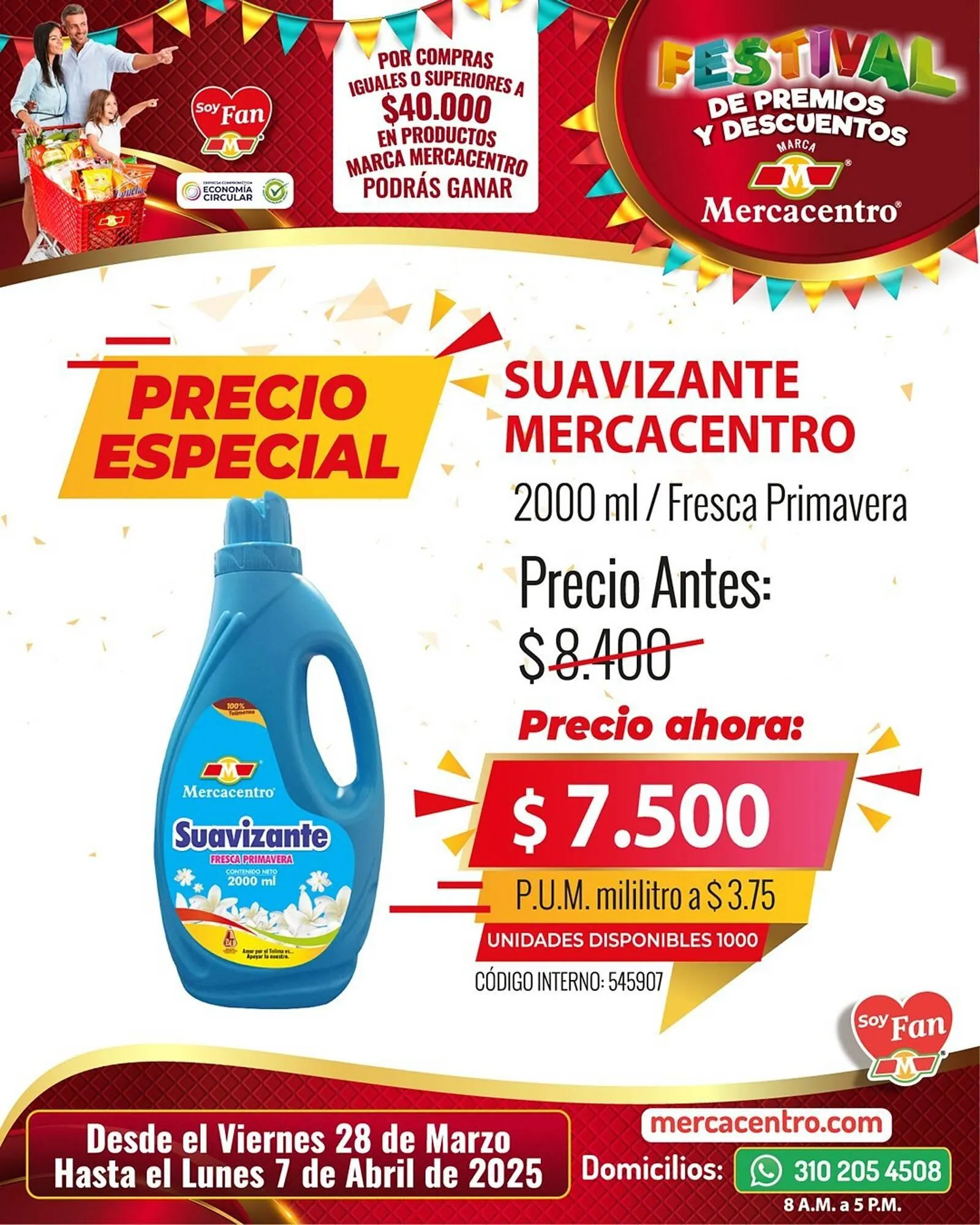 Catalogo de Catálogo MercaCentro 2 de abril al 7 de abril 2025 - Pag 1