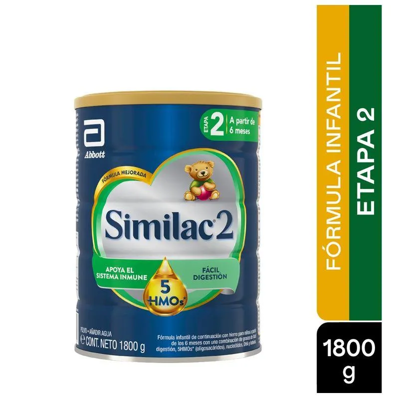 Formula Infantil Similac 2 X 1800 Gr