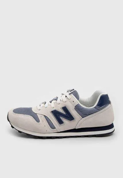 Tenis Lifestyle Beige-Azul New Balance 373 v2