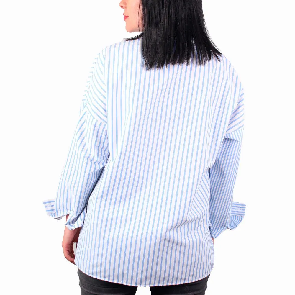 Blusa Camisera Rayas Mujer Lec Lee