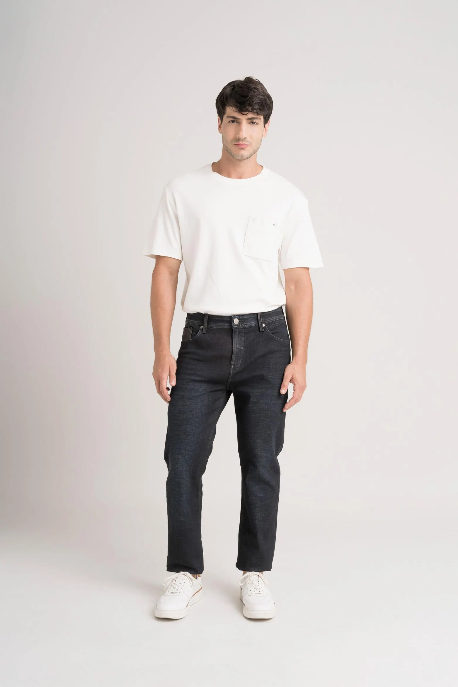 Jean zafiro blue 2 silueta semi fitted para hombre efecto semi encerado