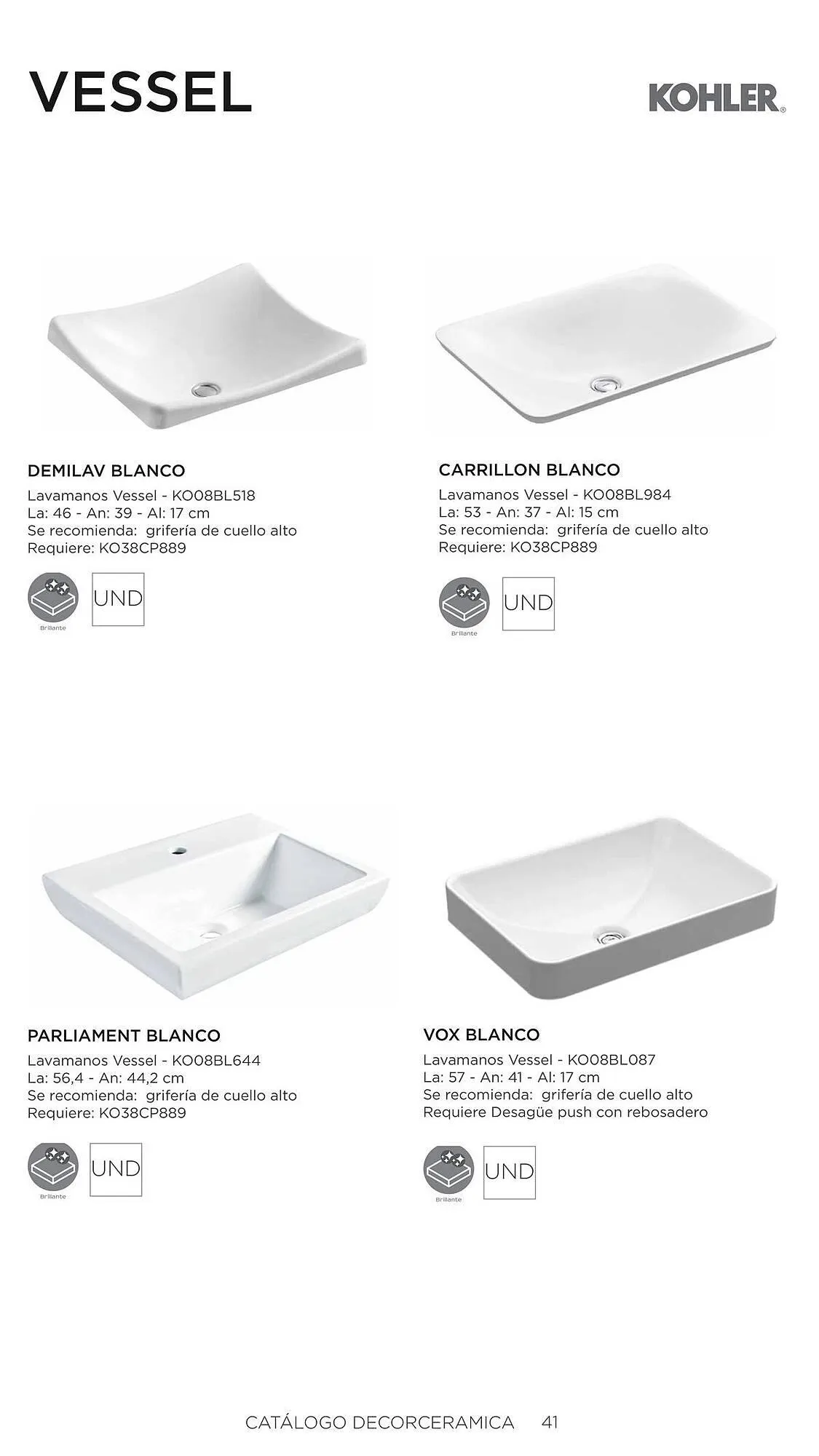 Catalogo de Catálogo Decorceramica 6 de noviembre al 6 de mayo 2025 - Pag 41